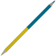 Creioane colorate bicolore triunghiulare 12 buc 24 culori, Adison